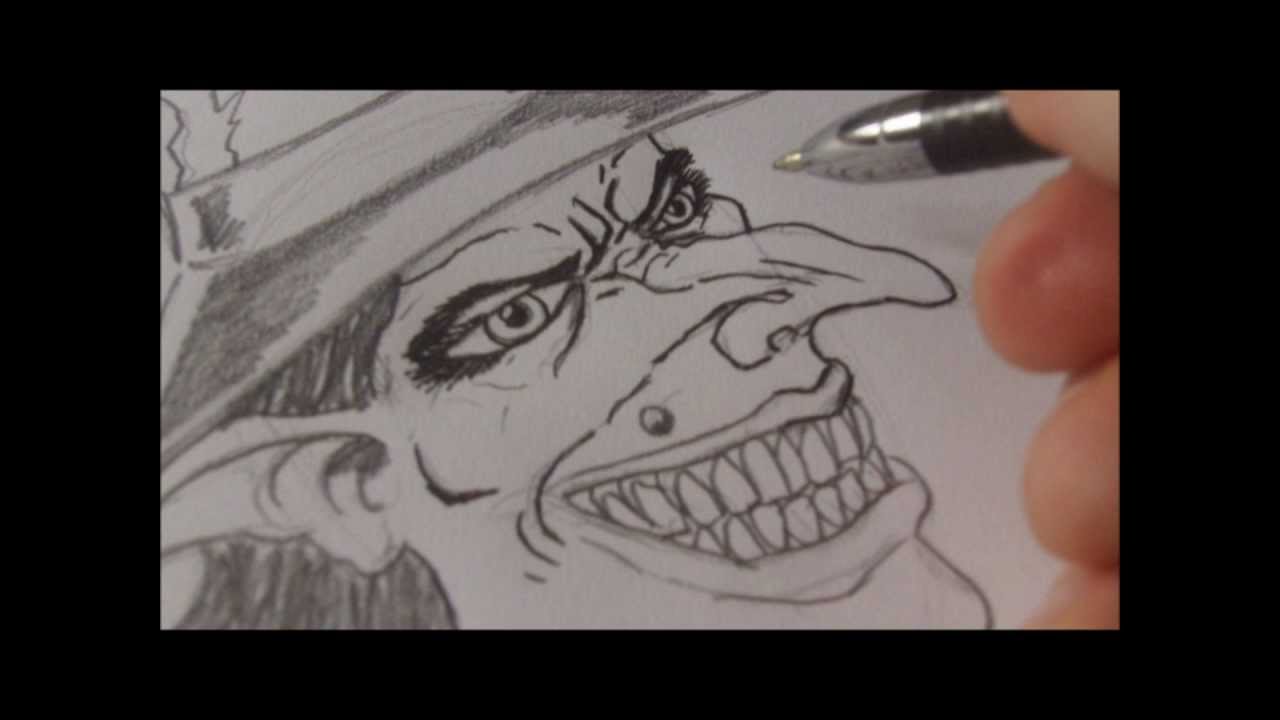 1280x720 How To Draw Wicked Witch Face - Witch Face Drawing