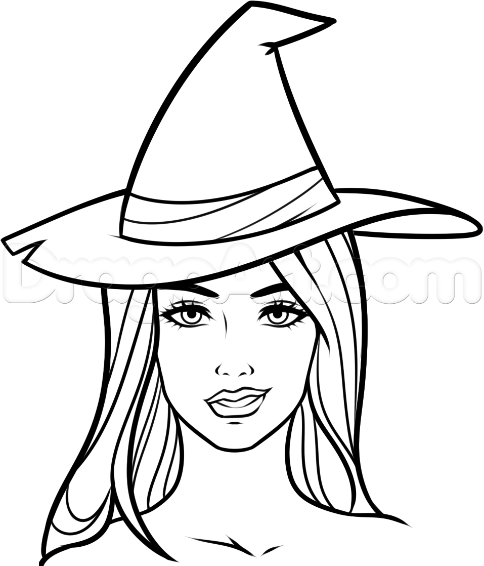 Witch Face Drawing at Explore collection of Witch