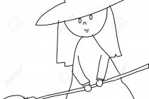 210x140 Tag Halloween Witch Face Drawings - Witch Face Drawing