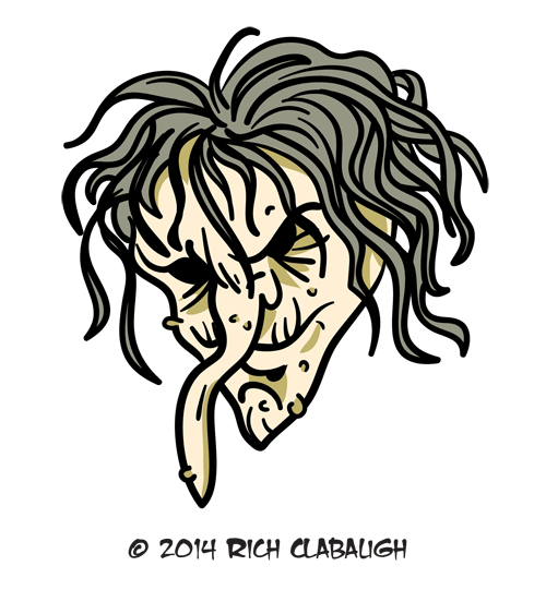 500x541 Witch Face Transparent Png Clipart Free Download - Witch Face Drawing