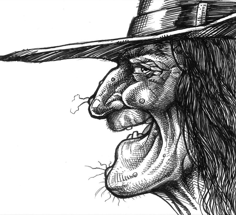 900x821 Ciota, Czyli Czarownica Halloween Witch Face - Witch Face Drawing