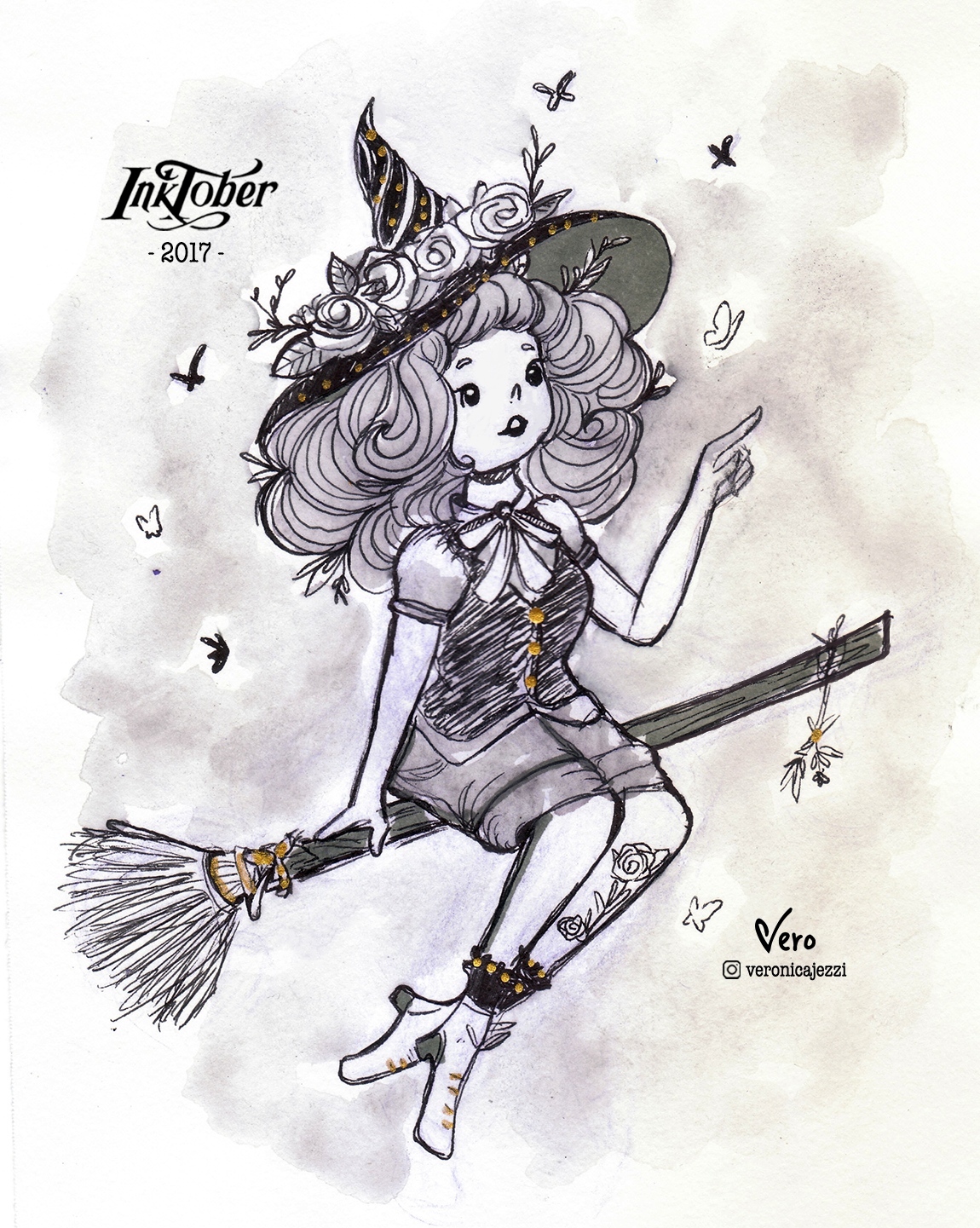 1150x1441 witch - Witch Hat Drawing
