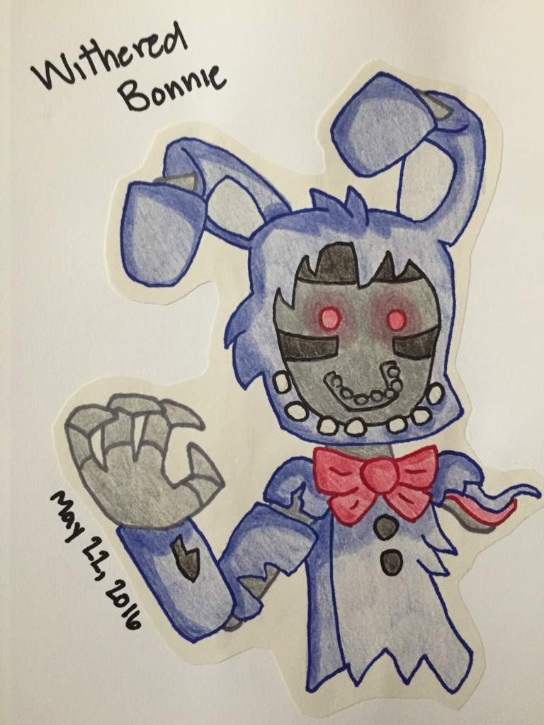 768x1024 withered bonnie drawing five nights at freddy's amino - Withered Bonnie Drawing