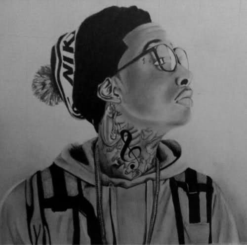 500x496 Wiz Khalifa Drawing, Not - Wiz Khalifa Drawing