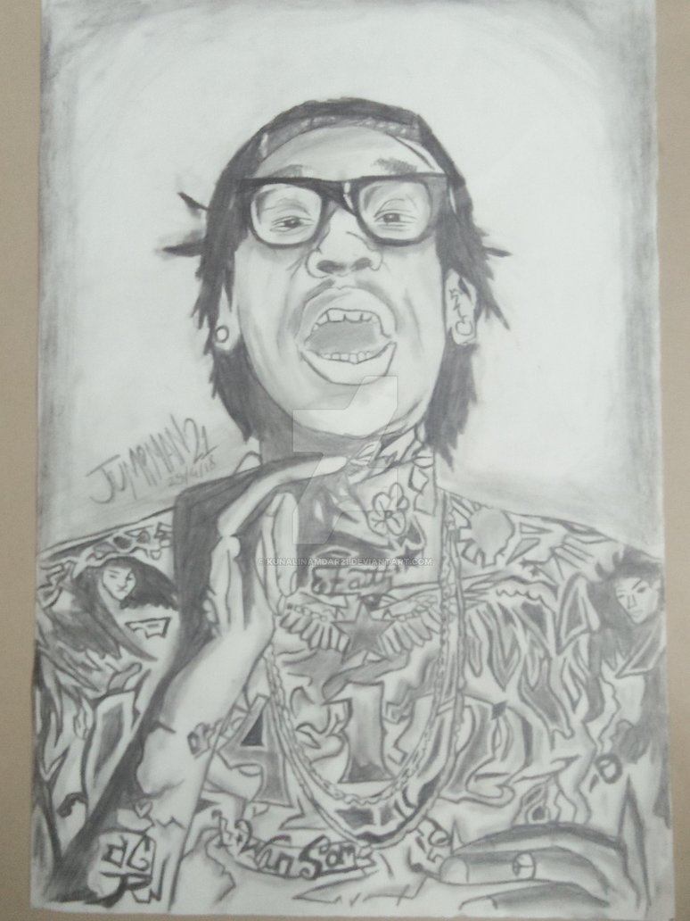 774x1032 Wiz Khalifa Drawing - Wiz Khalifa Drawing