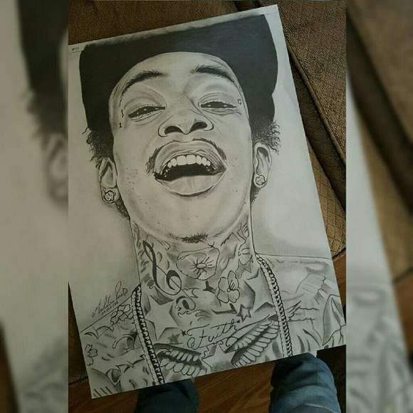 Wiz Khalifa Drawing at PaintingValley.com | Explore collection of Wiz ...