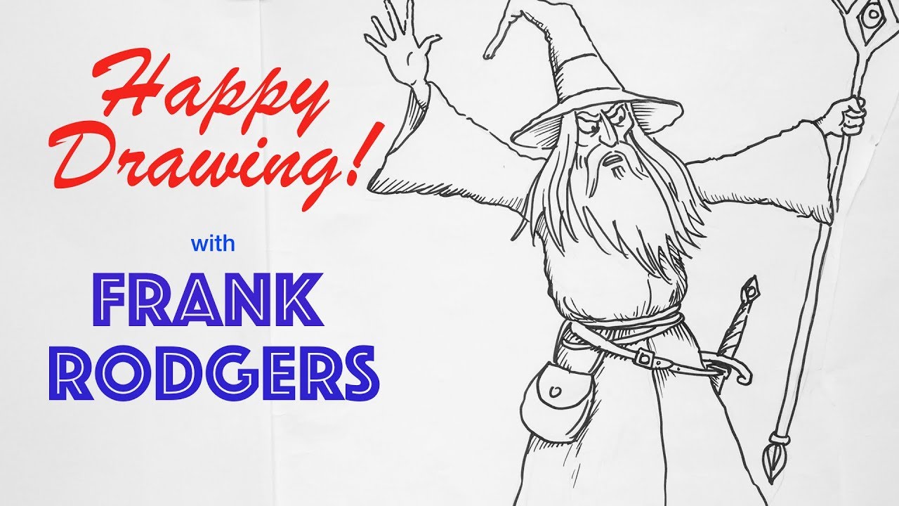 1280x720 how to draw a wizard - Wizard Drawing