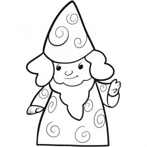 302x302 how to draw how to draw a wizard for kids - Wizard Drawing