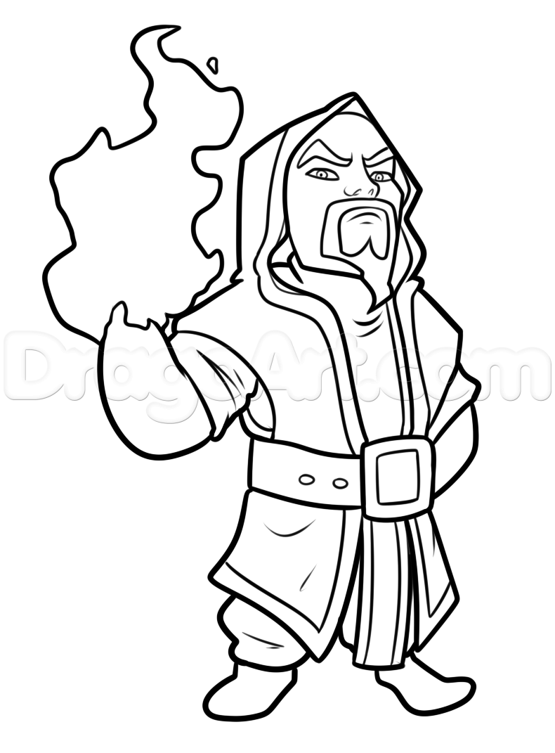 790x1071 cartoon wizard drawing - Wizard Drawing
