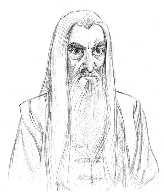 684x800 mean wizard sketch dani jones - Wizard Drawings