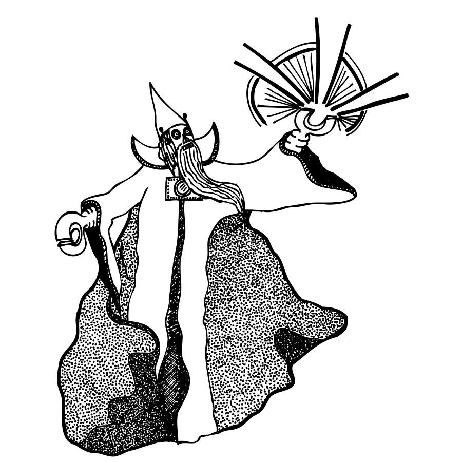 900x900 robot wizard drawing - Wizard Drawings