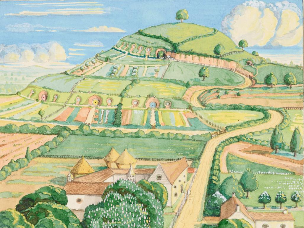 1028x770 tolkien's drawings reveal a wizard - Wizard Drawings