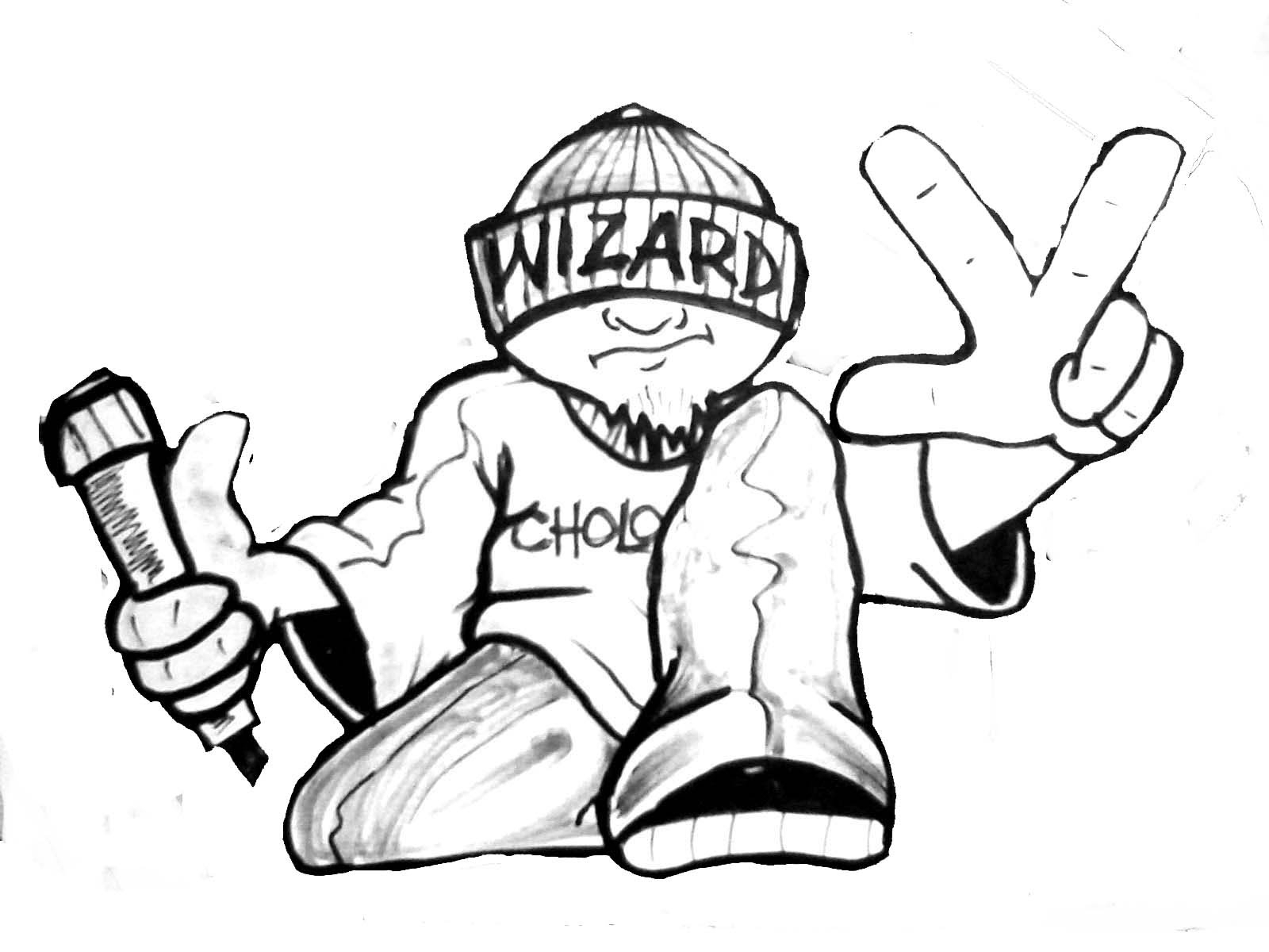 Wizard Drawings Graffiti At PaintingValleycom Explore Collection Of.