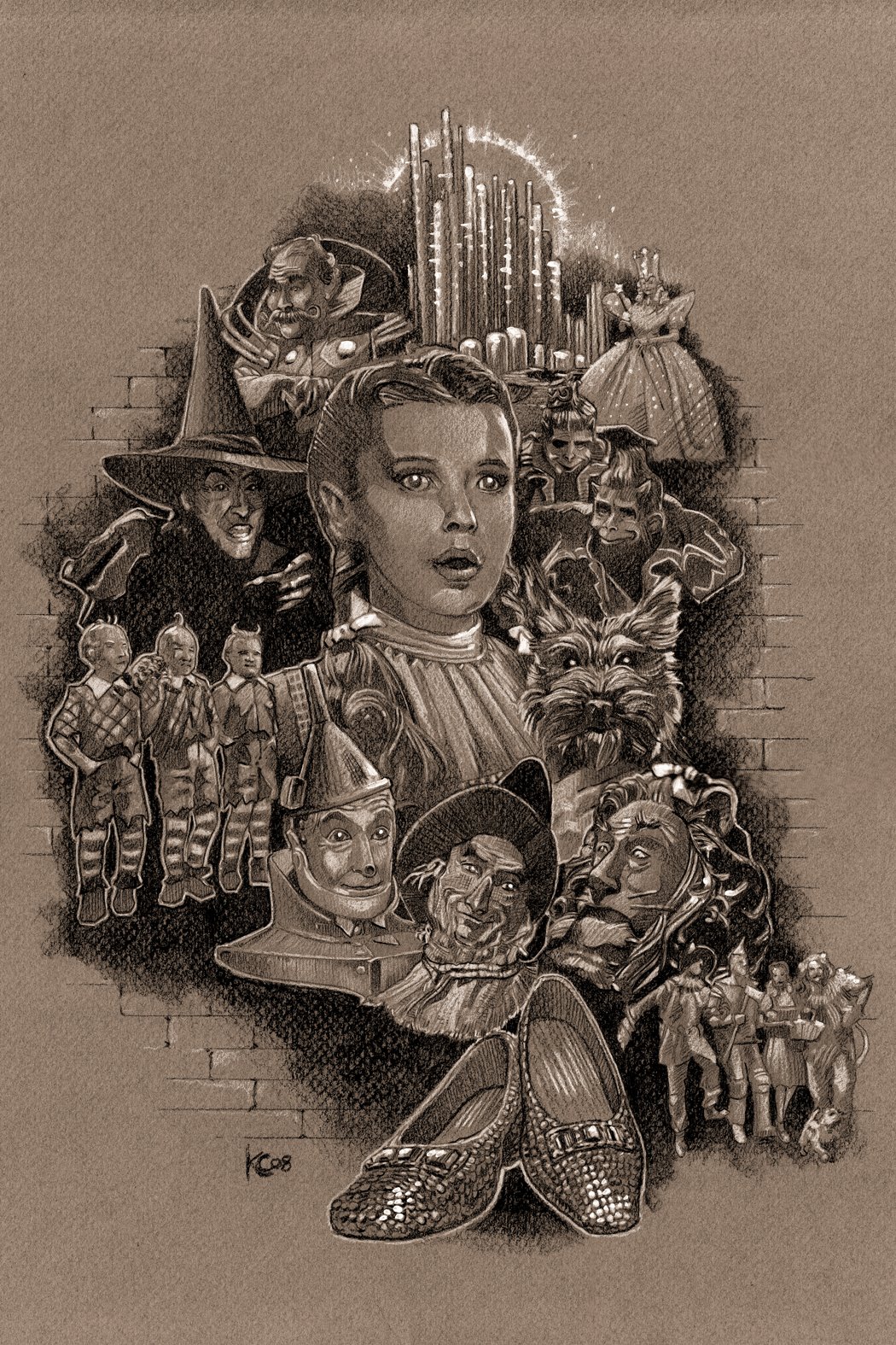 Wizard Of Oz Drawings at Explore collection of