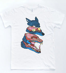 272x300 Wolf Anatomy T Shirt Illustration Cartoon Comic Tee Hipster - Wolf Anatomy Drawing