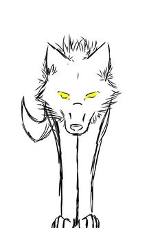 236x333 Easy To Draw Anime Wolf - Wolf Basic Drawing