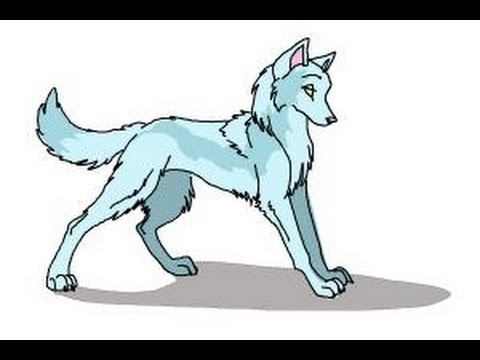 480x360 How To Draw Anime Wolves - Wolf Cartoon Drawing