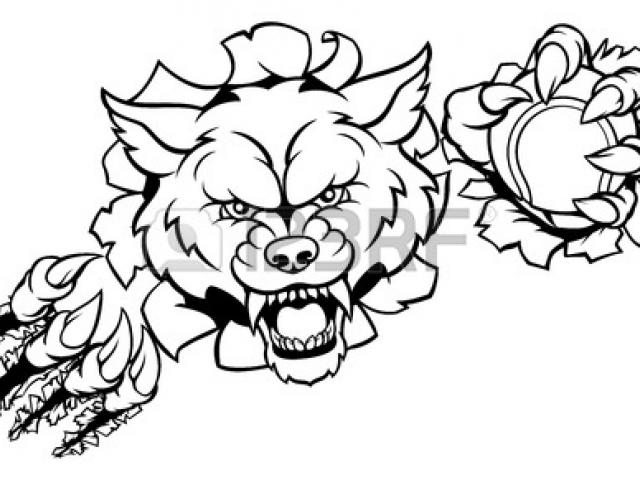 640x480 scar clipart wolf claw - Wolf Claw Drawing