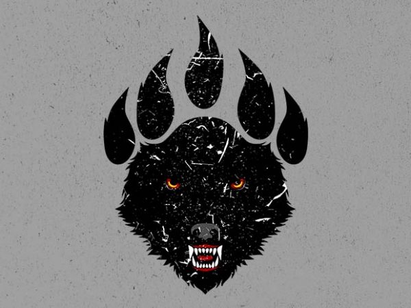 600x450 wolf claw best t shirt design - Wolf Claw Drawing