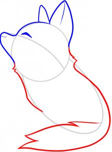 224x302 How To Draw How To Draw A Wolf For Kids - Wolf Drawing For Kids