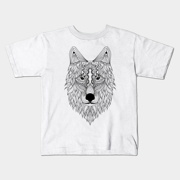 Wolf Drawing For Kids at PaintingValley.com | Explore collection of ...