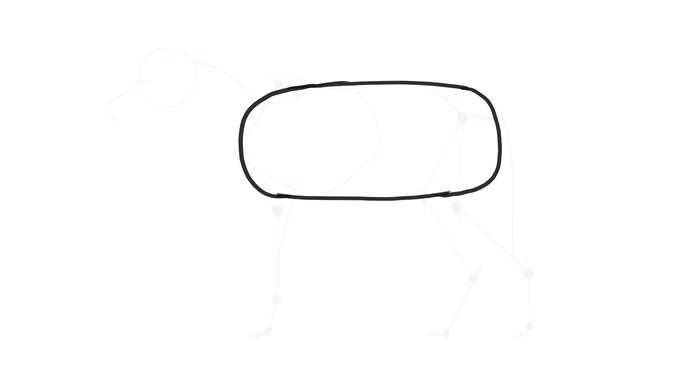 688x365 how to draw a wolf head and shoulders, knees and paws - Wolf Drawing Step By Step