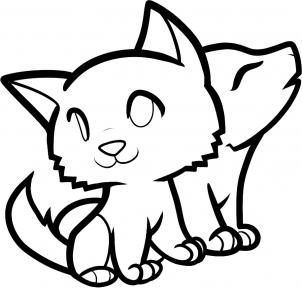 302x289 How To Draw How To Draw Wolves For Kids - Wolf Drawing Step By Step