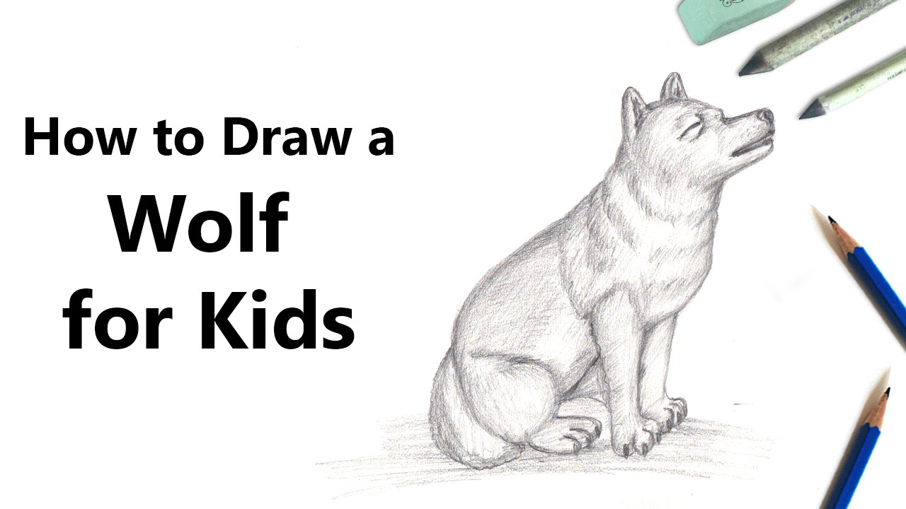 1280x720 wolf pup drawing easy how to draw a wolf pup sketch with pencil - Wolf Drawing Step By Step Pencil