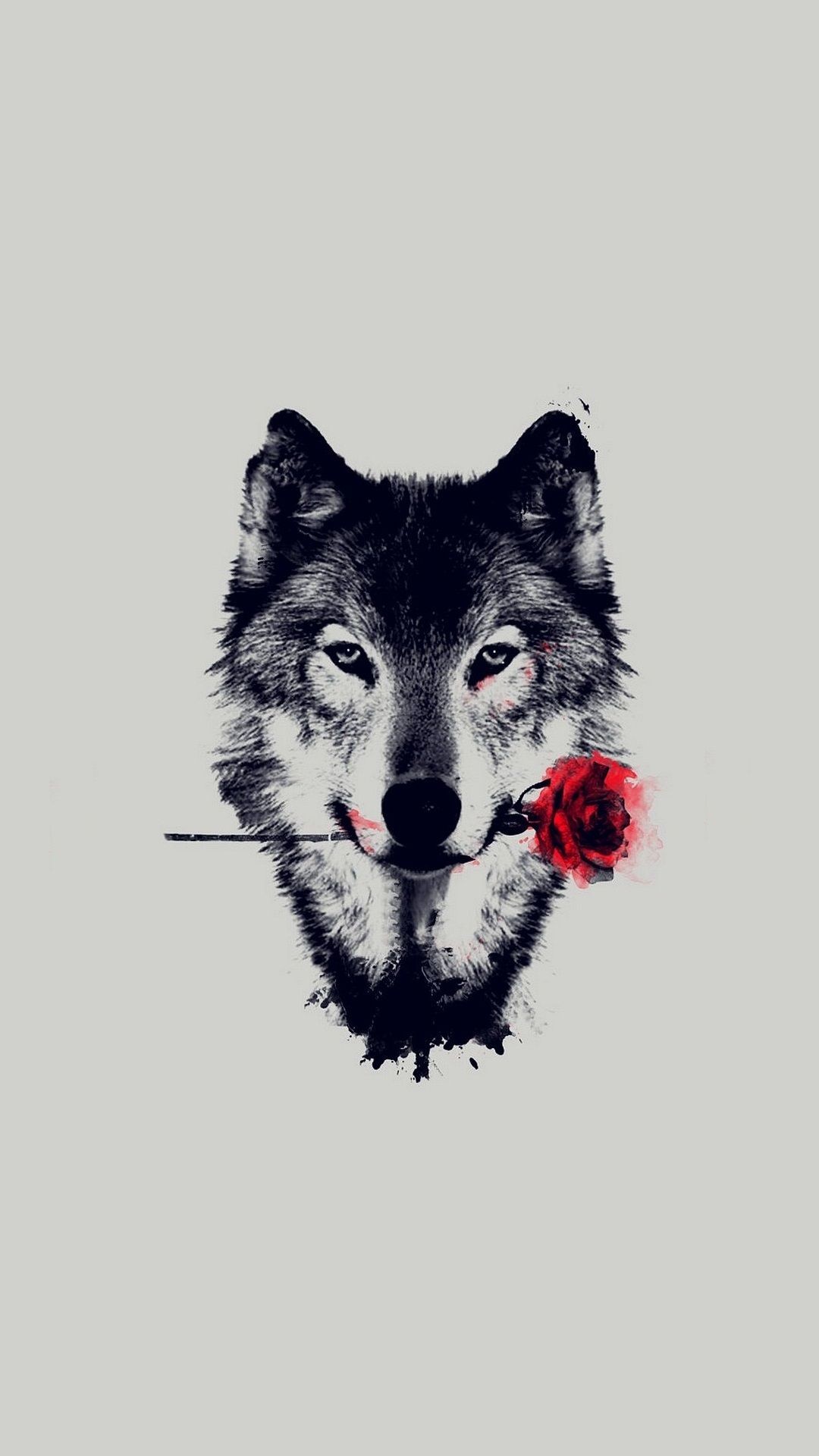 1080x1920 Abstract Wolf Wallpapers On Wallpaperplay - Wolf Drawing Wallpaper
