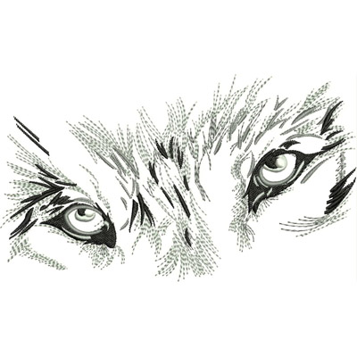 400x400 Bin Wolf Eyes - Wolf Eye Drawing