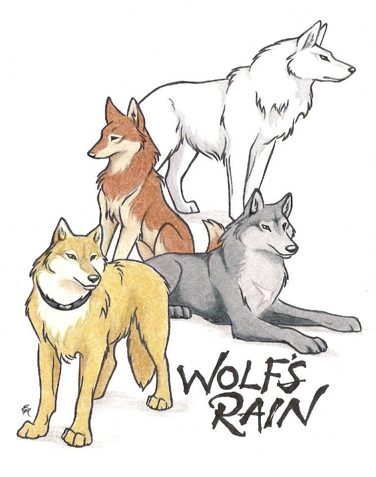 760x963 Animal Family Drawing - Wolf Family Drawing