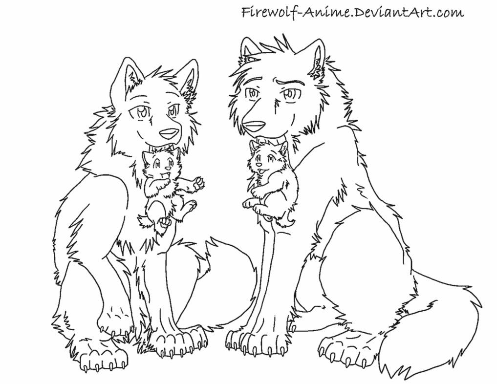 1017x786 Cute Little Family Drawing Inspiration And Ideas - Wolf Family Drawing