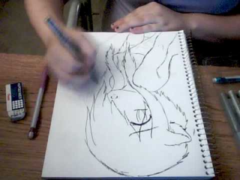 480x360 Wolf Girl Drawing - Wolf Girl Drawing