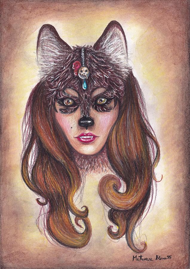 636x900 Wolf Girl Drawing - Wolf Girl Drawing