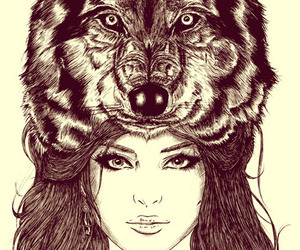 300x250 Wolfgirl Discovered - Wolf Girl Drawing