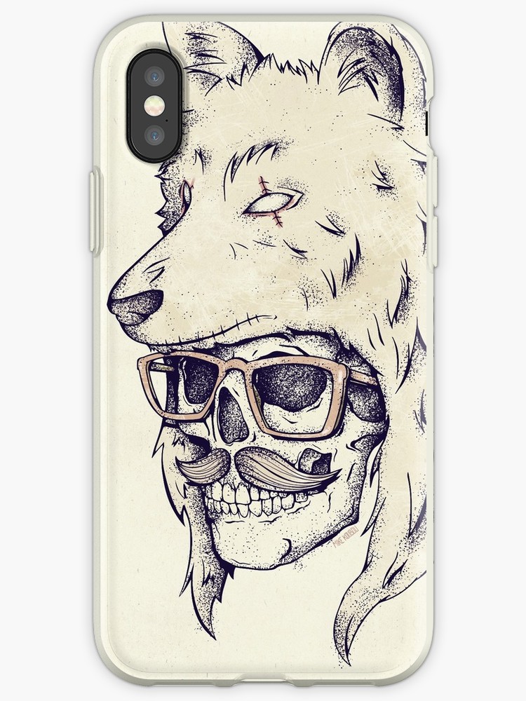 750x1000 Wolf Hat Iphone Cases Covers - Wolf Hat Drawing