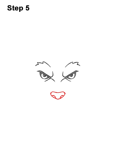 386x500 How To Draw A Wolf Head - Wolf Head Drawing