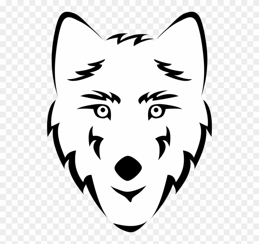 880x830 Gray Wolf Drawing Cartoon Line Art Black Wolf - Wolf Head Drawing
