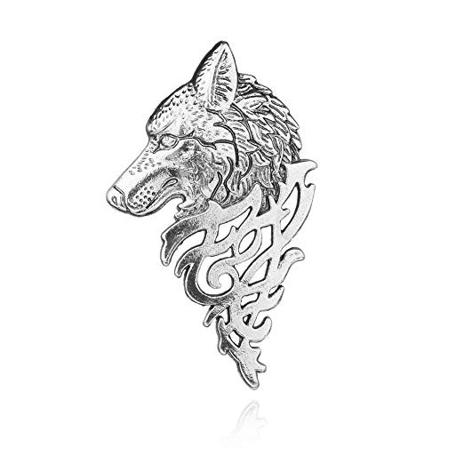 522x522 siywina art nouveau dire wolf head coyote antique - Wolf Head Line Drawing