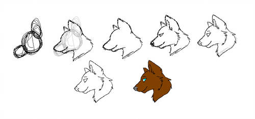 20+ Fantastic Ideas Easy Wolf Head Side View Drawing