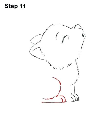 386x500 Winged Wolf Coloring Pages Howling Moon For Kids - Wolf Howling At The Moon Drawing Step By Step