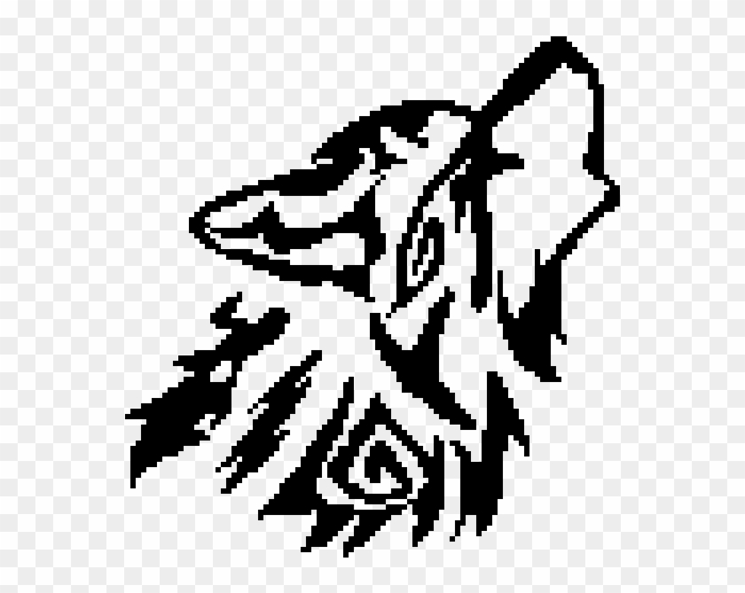 840x669 Howling At The Moon - Wolf Howling Drawing