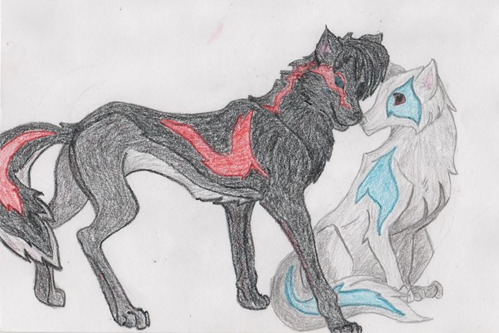 720x481 Wolf Love - Wolf Love Drawings