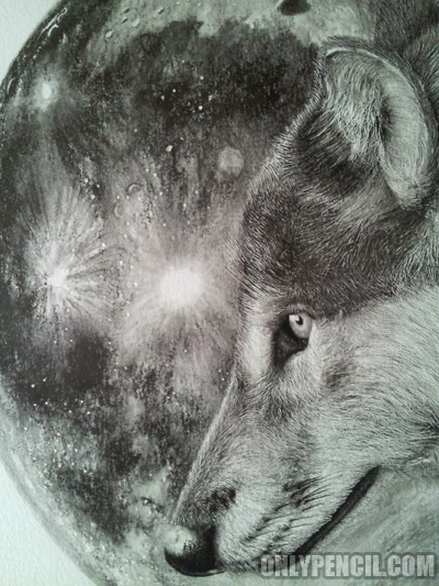 400x533 Wolf Moon - Wolf Moon Drawing