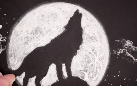 520x326 wolf moon everything you need to know about full wolf moon - Wolf Moon Drawing