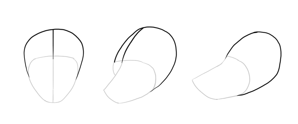 1000x416 how to draw a wolf head and shoulders, knees and paws - Wolf Outline Drawing