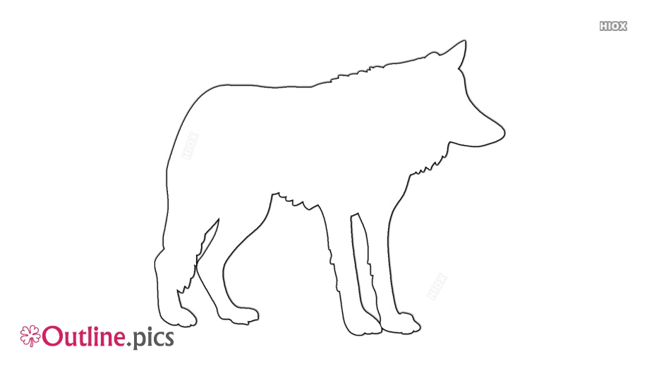 934x534 Wolf Outline Images, Pictures - Wolf Outline Drawing