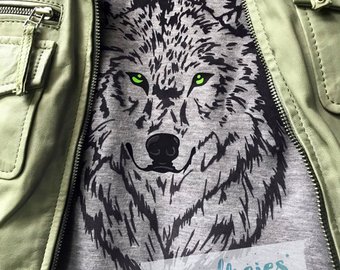 340x270 Wolf Pack Drawing Etsy - Wolf Pack Drawing