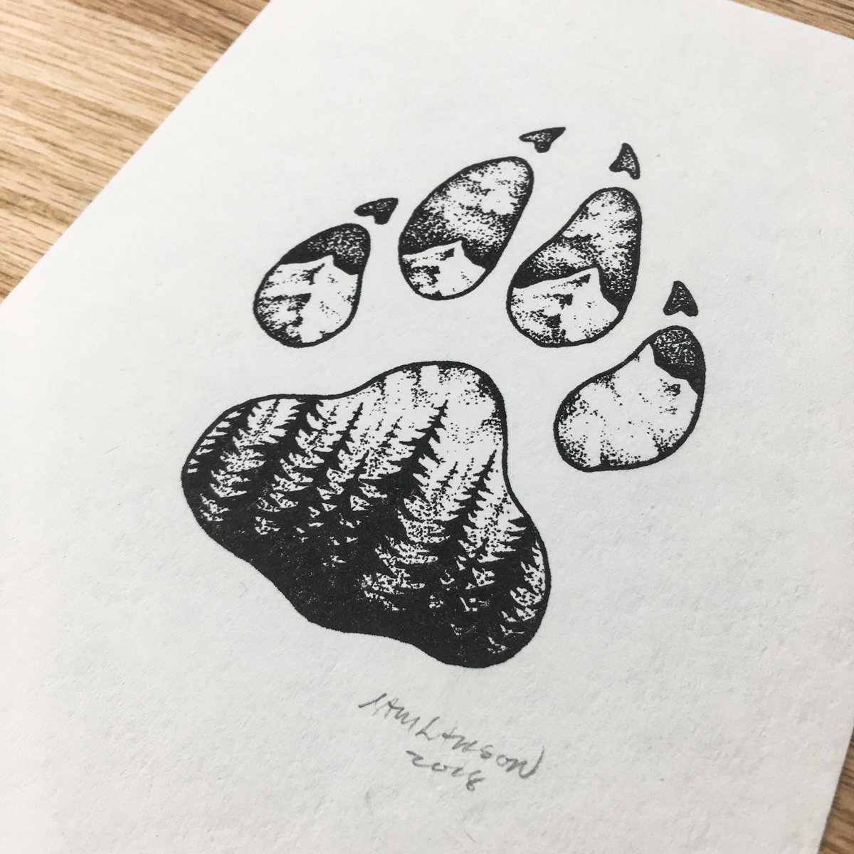 Wolf Paw Drawing at PaintingValley.com | Explore collection of Wolf Paw ...