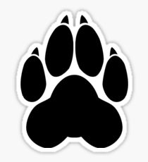 210x230 claws furry paws drawing stickers redbubble - Wolf Paw Print Drawing
